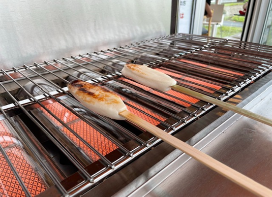 焼き蒲鉾お振舞い